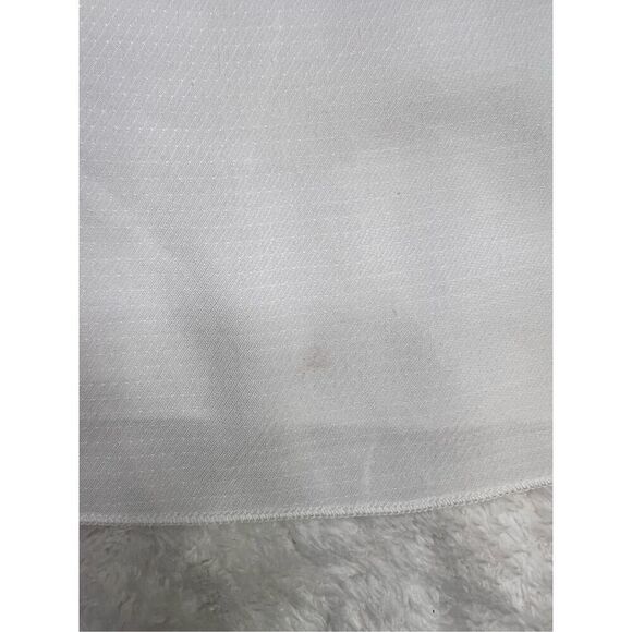 Esley top women’s size small white cutout loose fit with ruffled long sleeves - Picture 9 of 9